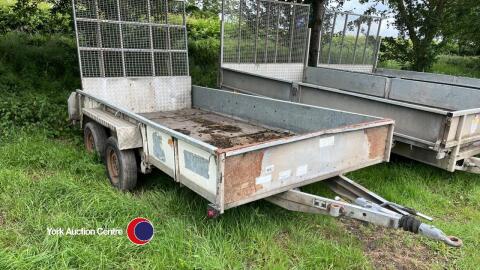 Ifor Williams GD126G twin axle plant trailer