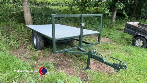 Heavy duty ATV flatbed trailer