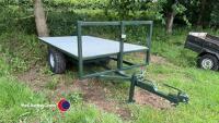 Heavy duty ATV flatbed trailer