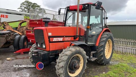 Zetor 9540 tractor, R235 TDV, key in office