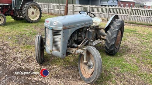 Grey Ferguson tractor