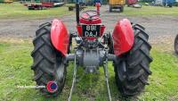 Massey Ferguson 35 tractor, new tyres, 891 DAJ - 1962. Good working order, key in office - 4