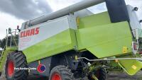 Claas Lexion 450 combine, 22ft cut with straw chopper, W661 PSH, 3142 engine hours 3142, 2659 drum hours, serviced yearly by Claas Eastern. Log book and proof of road (August 2025) , key in office - 4