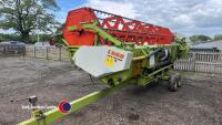 Claas Lexion 450 combine, 22ft cut with straw chopper, W661 PSH, 3142 engine hours 3142, 2659 drum hours, serviced yearly by Claas Eastern. Log book and proof of road (August 2025) , key in office - 10
