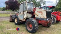 Manitou Manireach 2600 handler with bucket, pallet forks and spare wheel - 4
