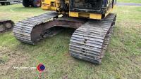 Caterpillar 312 excavator, 1996, 15,750 hours, hydraulic quick hitch, c/w Strickland 4ft digging bucket, well greased, pins and bushes very tight for the hours, key in office - 4