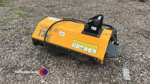 Femac T390 flail for mini digger