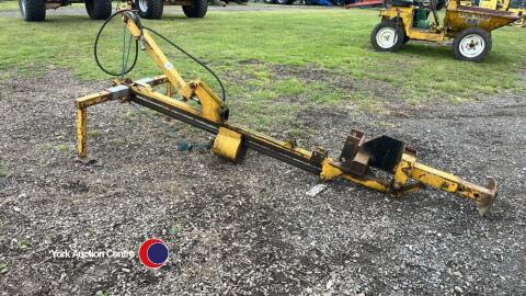 Palmer post knocker fabricated for JCB mini digger