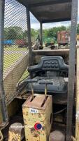 Hydra-Mac 11c skidsteer with muck fork and bale spike, engine turns, strong hydraulics - 4