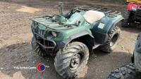 Yamaha Bruin 350 4wd quad, not road registered, 4180 on the clock, key in office - 2