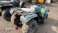 Yamaha Bruin 350 4wd quad, not road registered, 4180 on the clock, key in office - 4