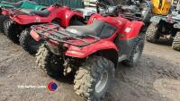2014 Honda TRX420 FM1 quad bike, key in office - 3