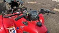 2014 Honda TRX420 FM1 quad bike, key in office - 5