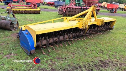 Bomford Dyna Drive 4m cultivator c/w crumbler roller, good tines gwo