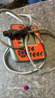 Kuhn Axis 30.1 fertiliser spreader, control box in office - 5