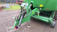 2015 John Deere L1534 tandem axle square baler, approx 9500 bales, hydraulic brakes, humidity sensor, 560/45/22.5 tyres, good working order - 2