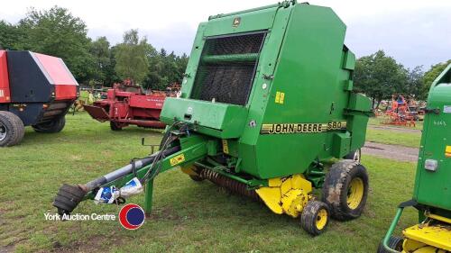 John Deere 580 round baler, barn stored, 1996