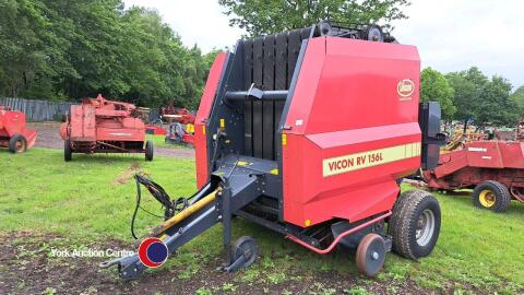 Vican RV157 round baler, control box pto and manual in office