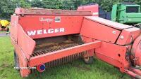 Welger AP730 convention baler c/w hydraulic drawbar and hydraulic lift on reel, pto in office - 2