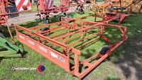 Browns compactor B flat 8 bale sledge c/w baler chute - 2