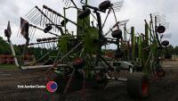 Claas Liner 4000 4 rotor rake, excellent condition ready for work, 15m working width, hydraulic folding and hydraulic width adjustment. 2018, control box in office - 3