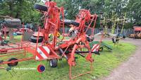 Kuhn GF7902 8 rotor tedder, headland control, adjustable rotor angle, good working order owned from new, 2013