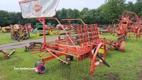 Kuhn GM 4121 single rotor rake, one owner from new.