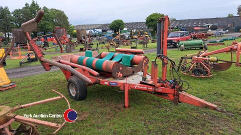 Kverneland bale wrapper, control box in office
