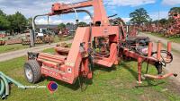 Kuhn SW7664 trailed twin arm square and round bale wrapper, 2010, wrapped last season, control box in office