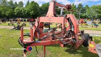 Kuhn SW7664 trailed twin arm square and round bale wrapper, 2010, wrapped last season, control box in office - 2