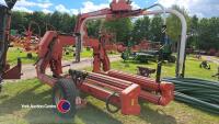 Kuhn SW7664 trailed twin arm square and round bale wrapper, 2010, wrapped last season, control box in office - 3