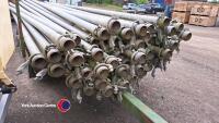 Irrigation pipes and trailer, 72 x 4 inch - 4