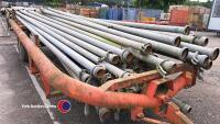 Irrigation pipes and trailer, 60 x 4 inch - 2
