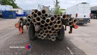 Irrigation pipes and trailer, 60 x 4 inch - 3