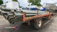 Irrigation pipes and trailer, 60 x 4 inch - 4