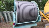 Bording 5TT2 90 x 400m irrigator, hydraulic slew/legs, rain gun trolley, comes with layflat inlet pipe - 2