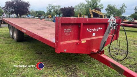 Marshall 26ft flat trailer, 2019, hardly ever used, barn stored