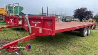 Marshall 26ft flat trailer, 2019, hardly ever used, barn stored - 2