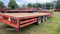 McCauley 32ft tri axle bale trailer, air and oil brakes - 4