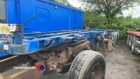 Artic trailer chassis with steering rear axle c/w dolly - 3