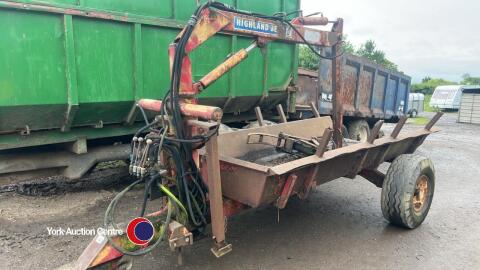 Highland Bear forestry trailer with hiab and grab, wo