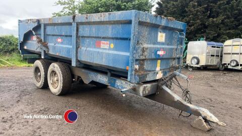 AS Marston ACE 12 tandem axle grain trailer, auto tailgate