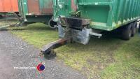 Corn trailer approx 20T, aluminium body, super single wheels - 2