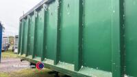 Corn trailer approx 20T, aluminium body, super single wheels - 4