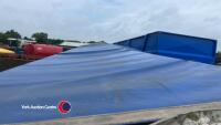 Corn trailer approx 20T, aluminium body, super single wheels - 5
