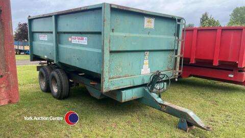 Salop 8T tandem-axle grain trailer