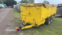 Viking twin axle trailer, drop sides and cover - 2