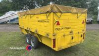Viking twin axle trailer, drop sides and cover - 3