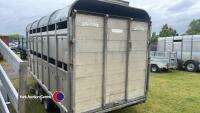 Graham Edwards 14ft tri-axle trailer with sheep decks - 3