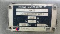Ifor Williams 14ft tri-axle cattle trailer, key in office - 7